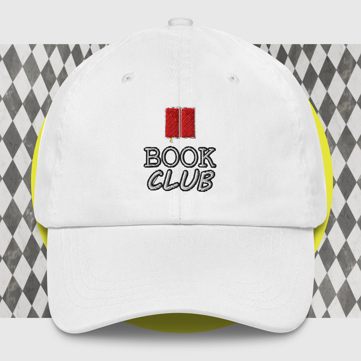 Embroidered Book Club Hat