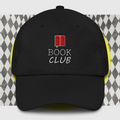 Embroidered Book Club Hat-Black